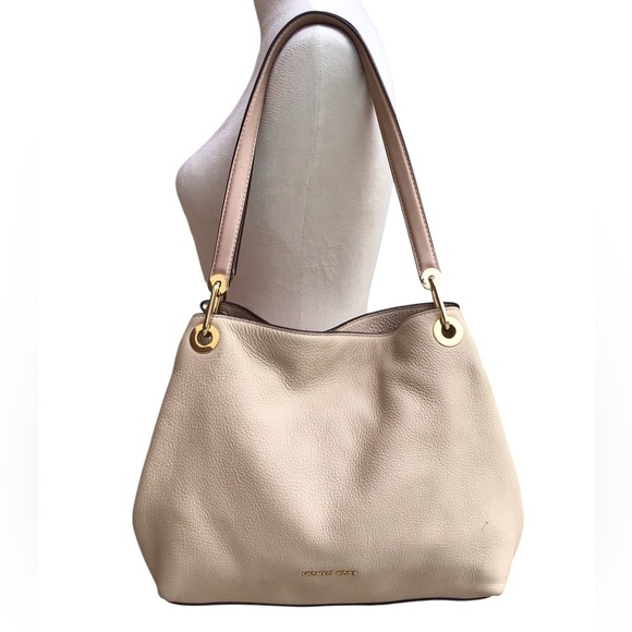 Michael Kors Handbags - Michael Kors Raven Large Leather Shoulder Bag